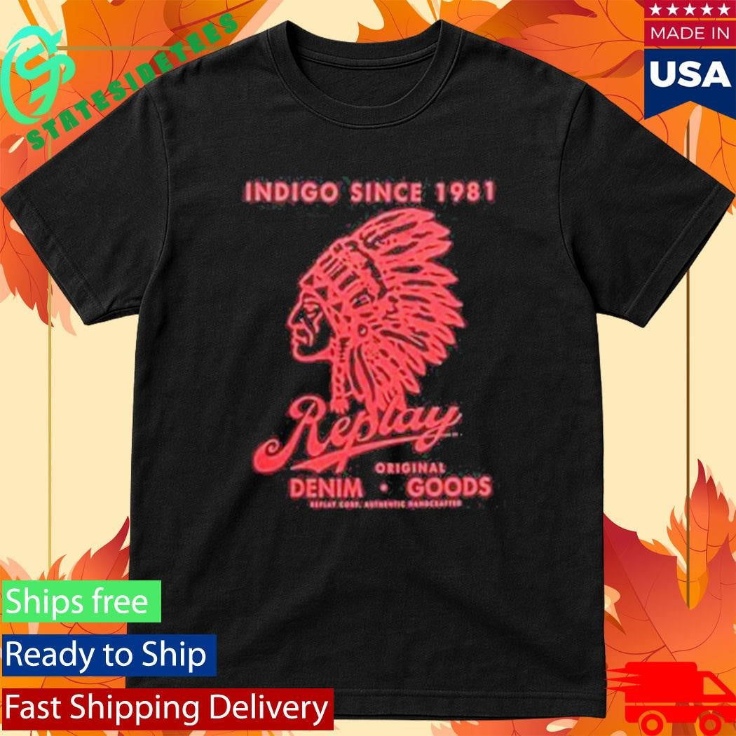 Indigo Since 1981 Replay Original Denim Goods Shirt