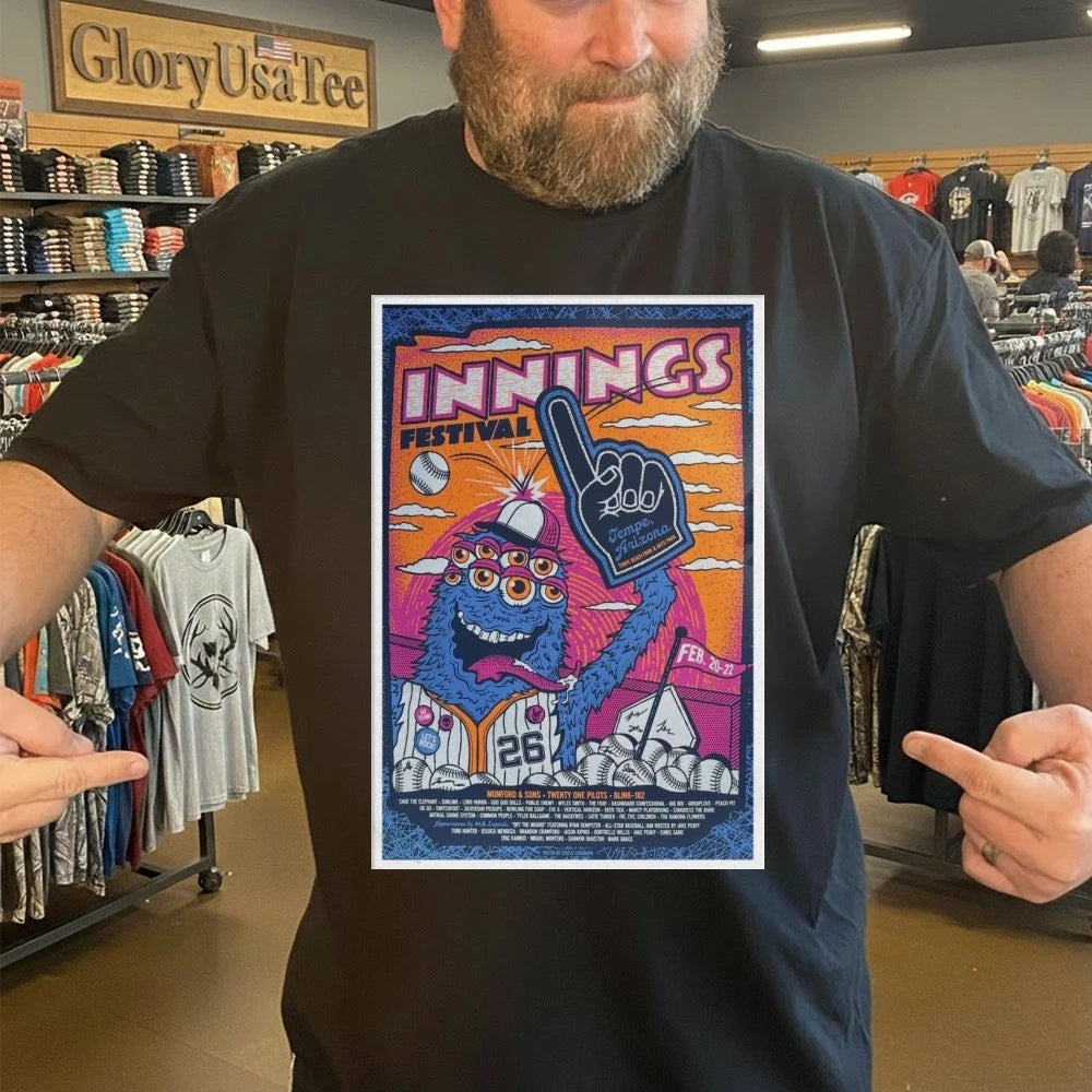 Innings Festival Arizona Tempe Arizona Poster Feb 20 – 22 2026 Shirt