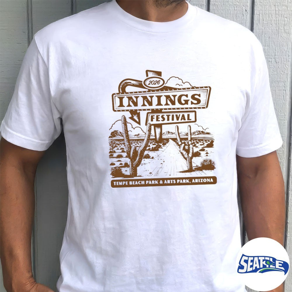 Innings Festival Merch 20256 Record Lineup Tempe Beach Park and Arts Park Arizona shirt