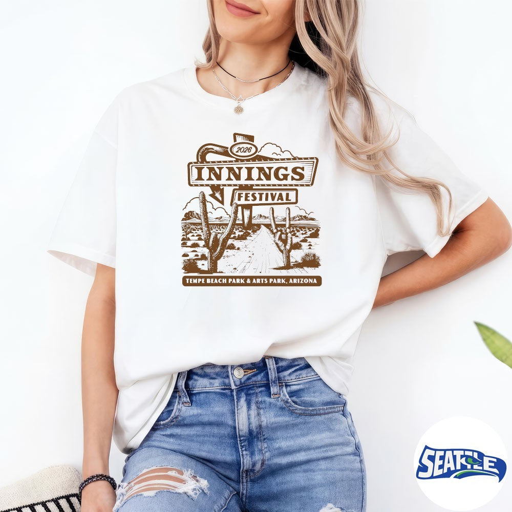 Innings Festival Merch 20256 Record Lineup Tempe Beach Park and Arts Park Arizona shirt