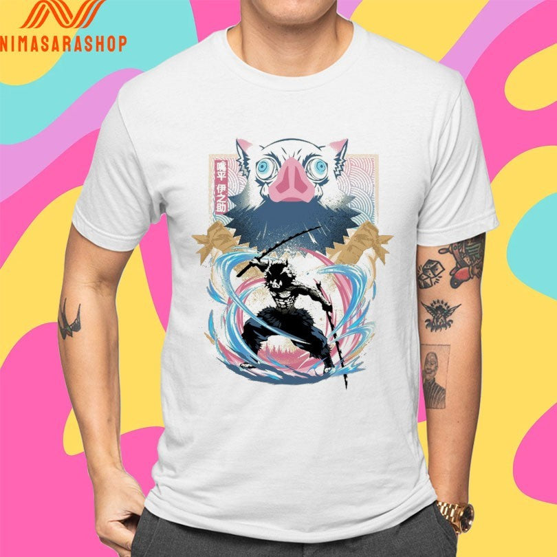 Inosuke Hashibira Wild Blade Boar Shirts