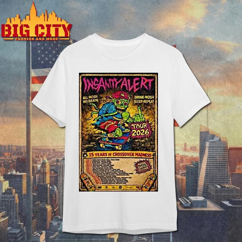 Insanity Alert 15 Years Of Crossover Madness 2026 Shirt