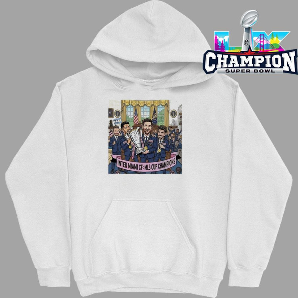 Inter Miami Fc Champions Mls Cup 2026 Heading To White House Shirt