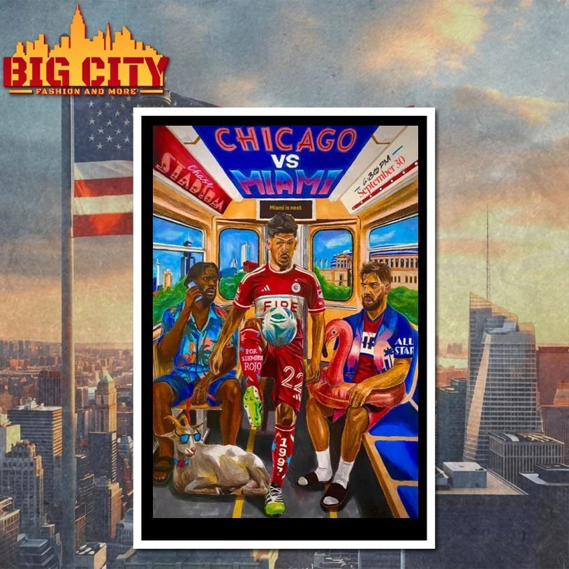 Inter Miami X Chicago Fire At Chase Stadium Sept 30 2025 Poster shirts