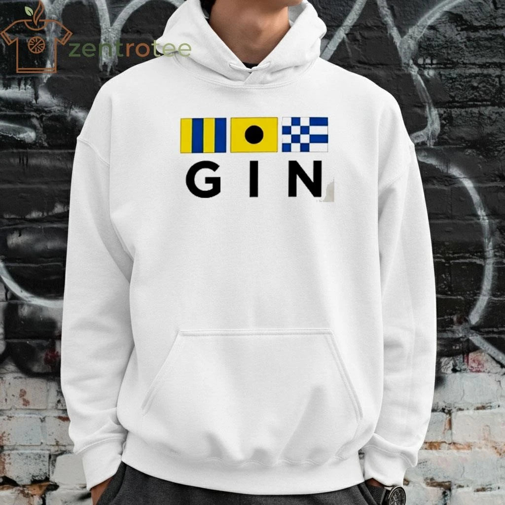 International Code Gin flag tee
