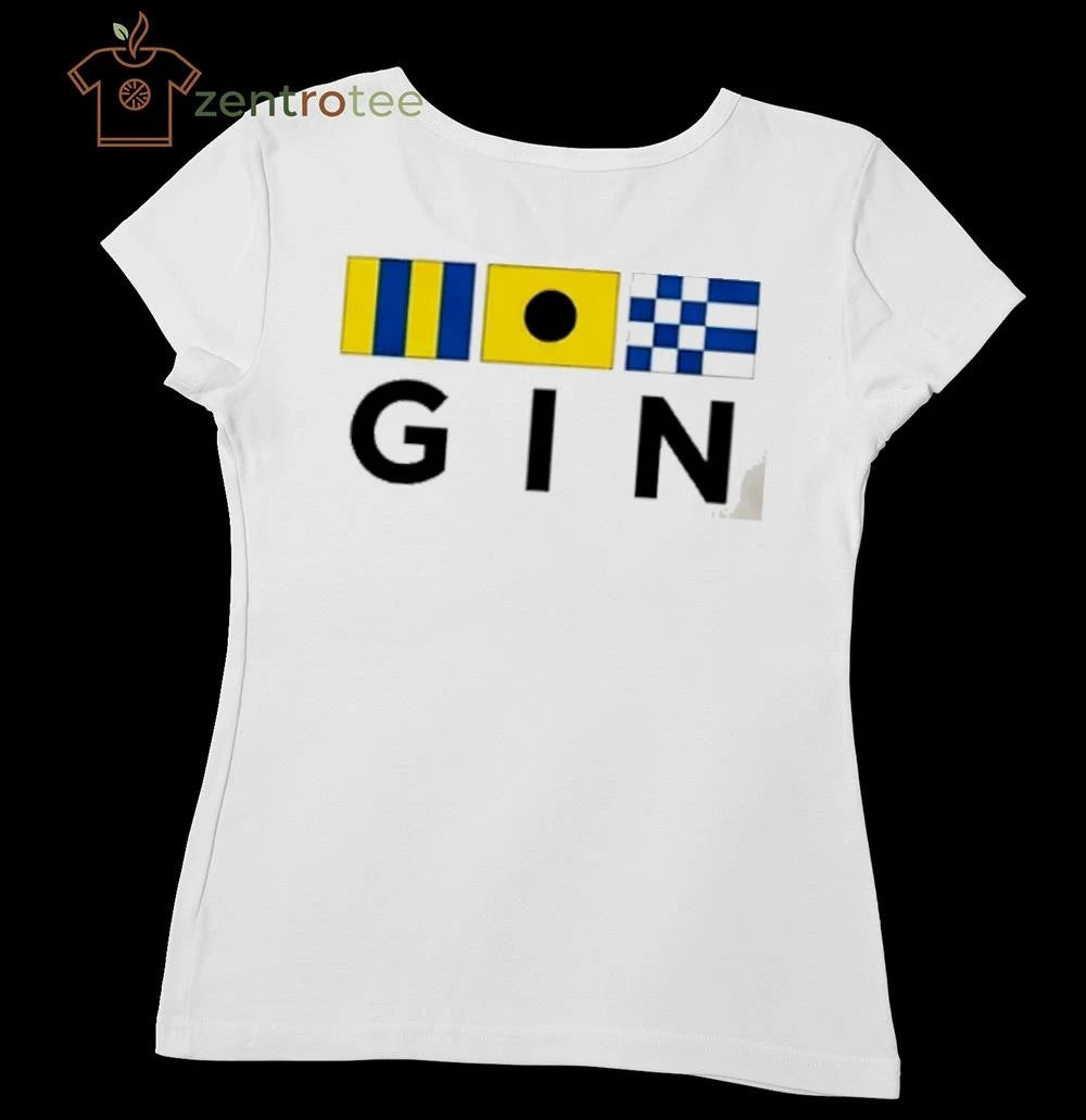 International Code Gin flag tee