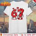 Internet Memes 6 And 7 Six Seven Alpha Aura Energy Love shirt