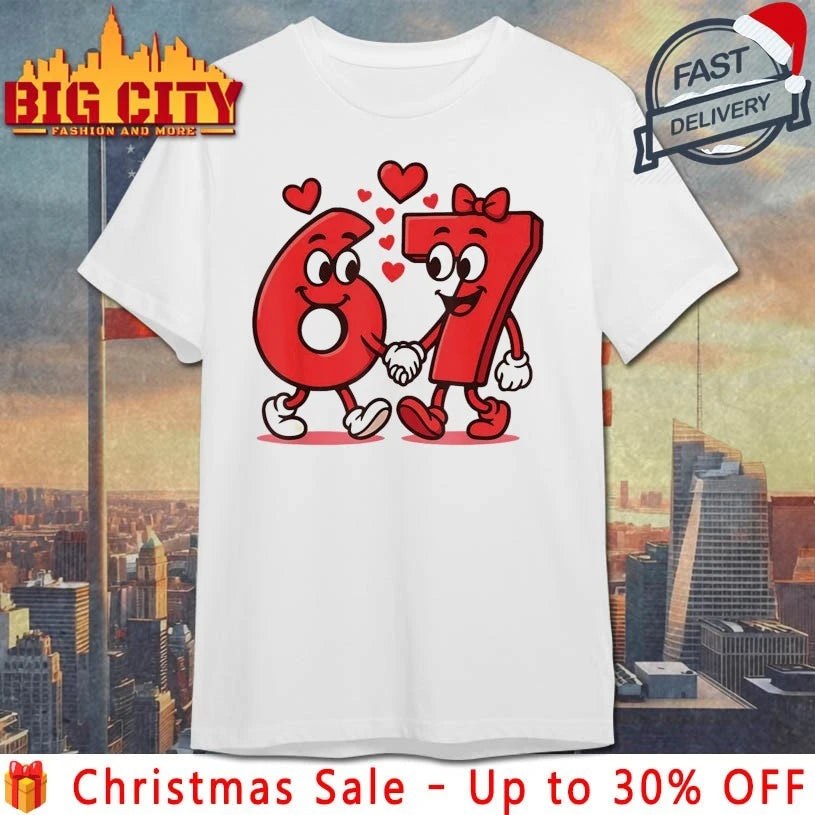 Internet Memes 6 And 7 Six Seven Alpha Aura Energy Love shirt