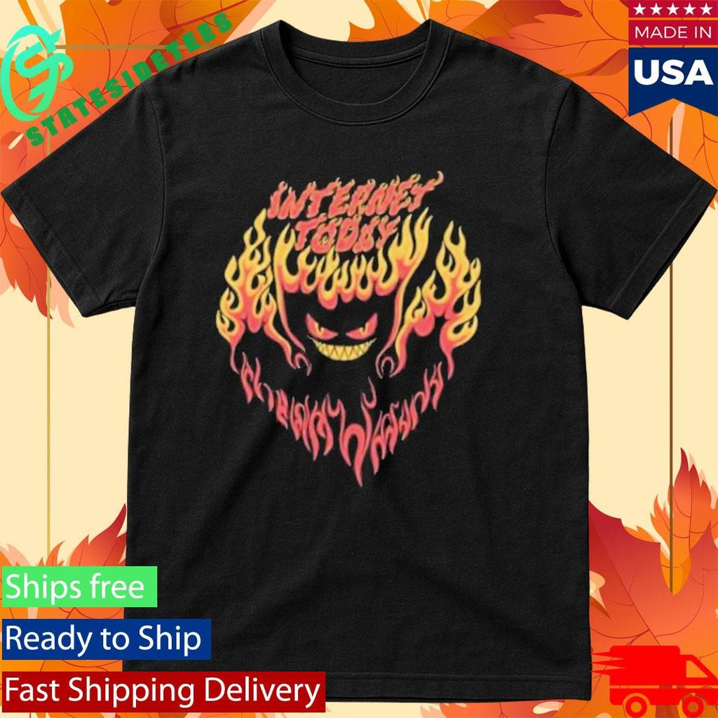 Internet Today Devil Boy Red Shirt