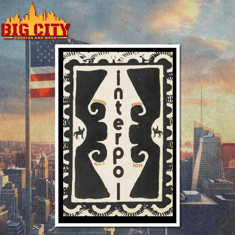 Interpol April 11 2026 In Indio CA Poster Shirt