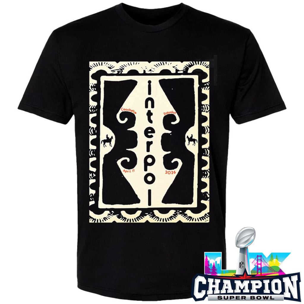 Interpol Coachella Night 1 Event On April 11 2026 Shirt