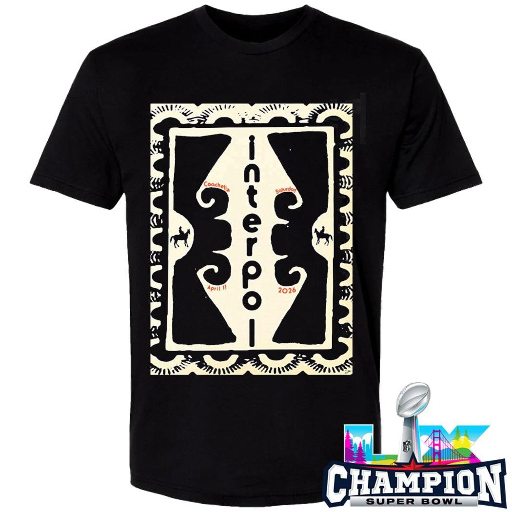 Interpol Coachella Night 1 Event On April 11 2026 Shirt