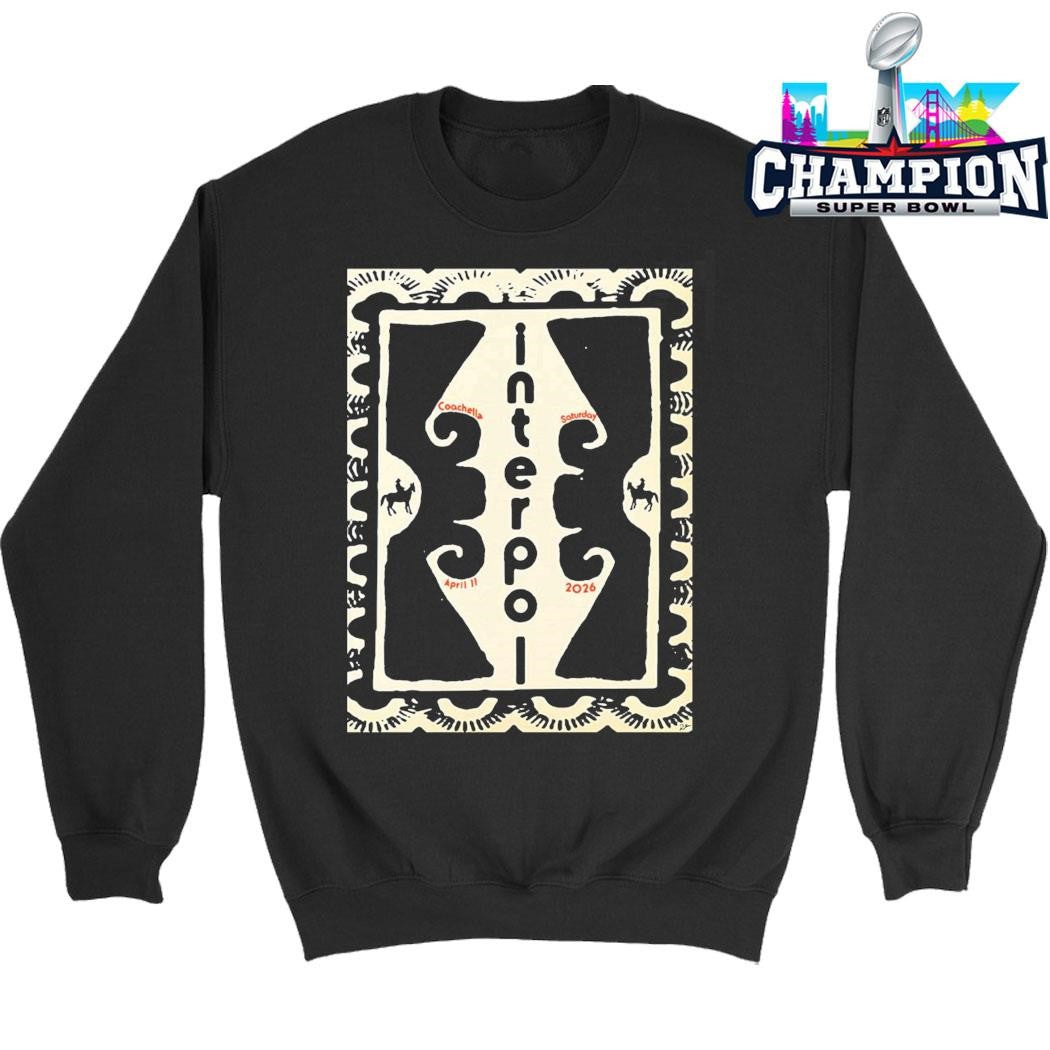 Interpol Coachella Night 1 Event On April 11 2026 Shirt