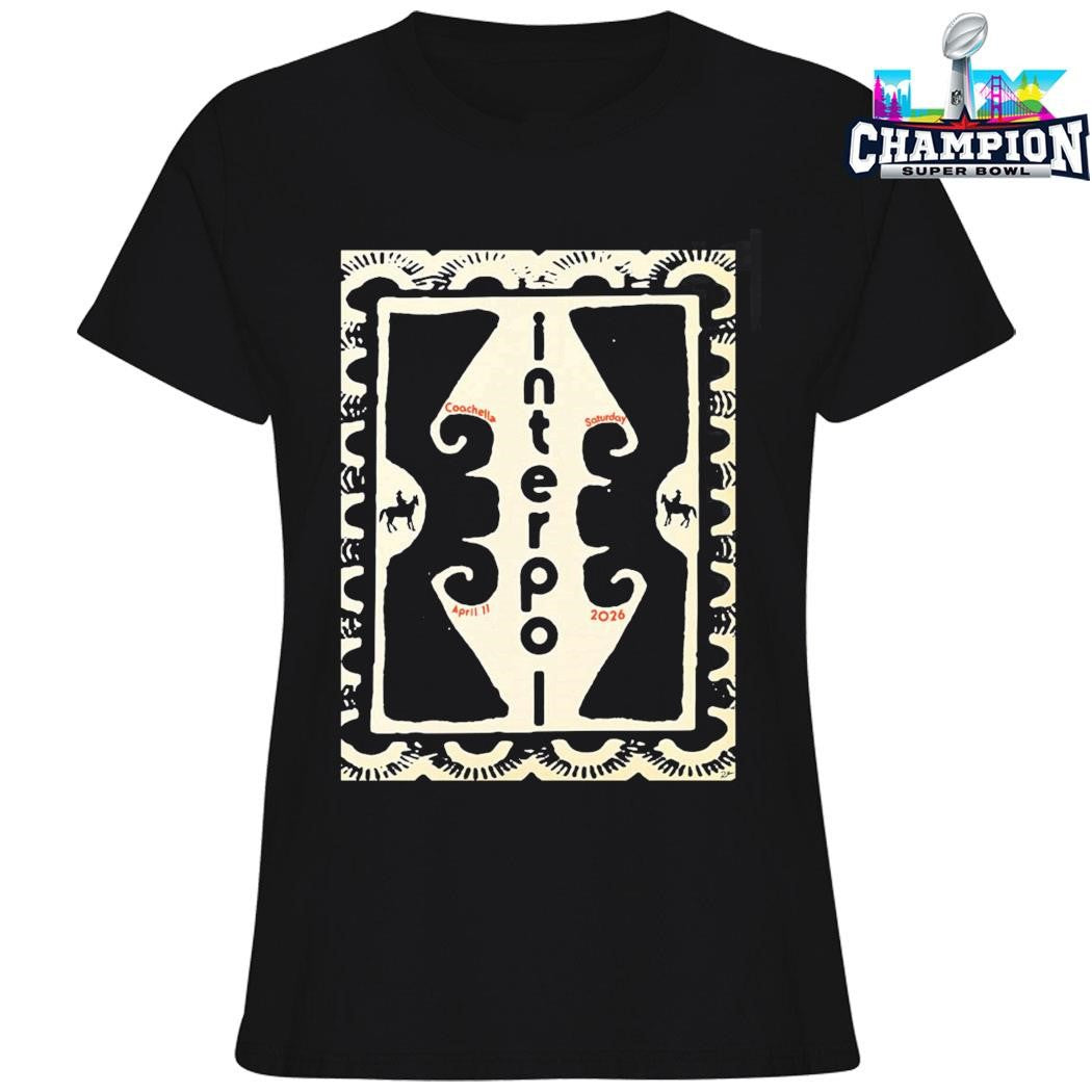 Interpol Coachella Night 1 Event On April 11 2026 Shirt