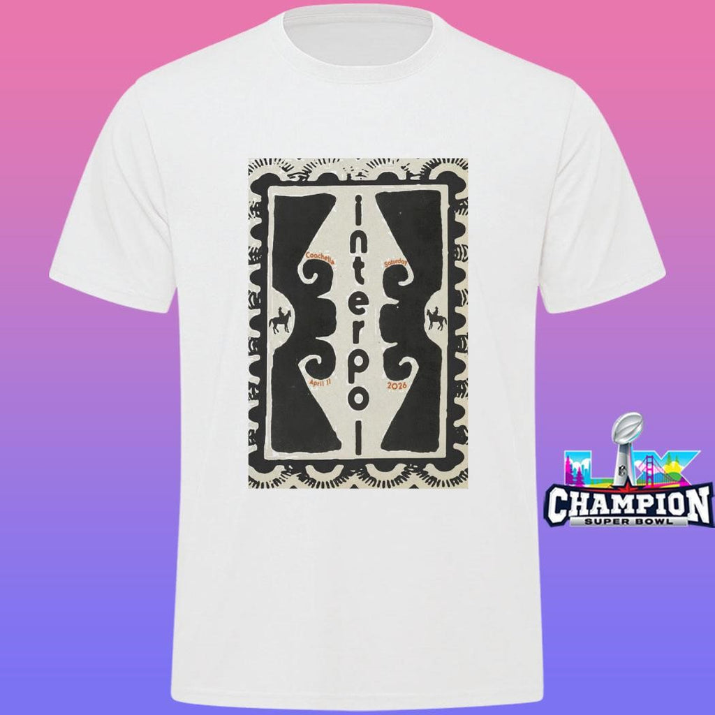 Interpol In Indio Ca On April 11 2026 Shirt