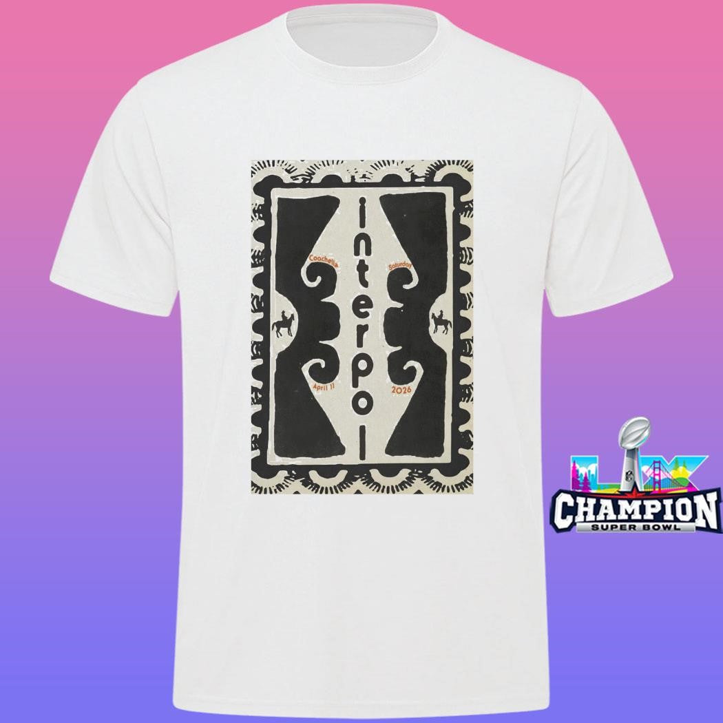 Interpol In Indio Ca On April 11 2026 Shirt