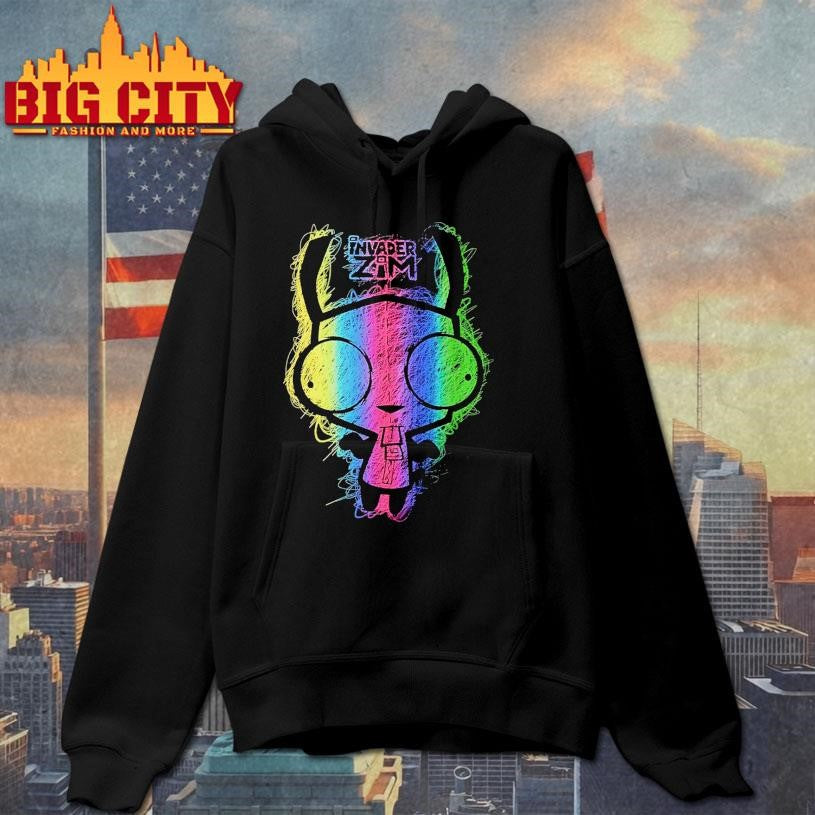Invader Zim GIR Rainbow Scribble 2025 Shirt