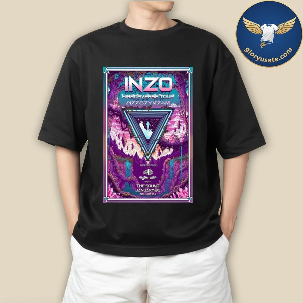 Inzo The Sound Del Mar, CA January 30 2026 Concert Poster Shirt