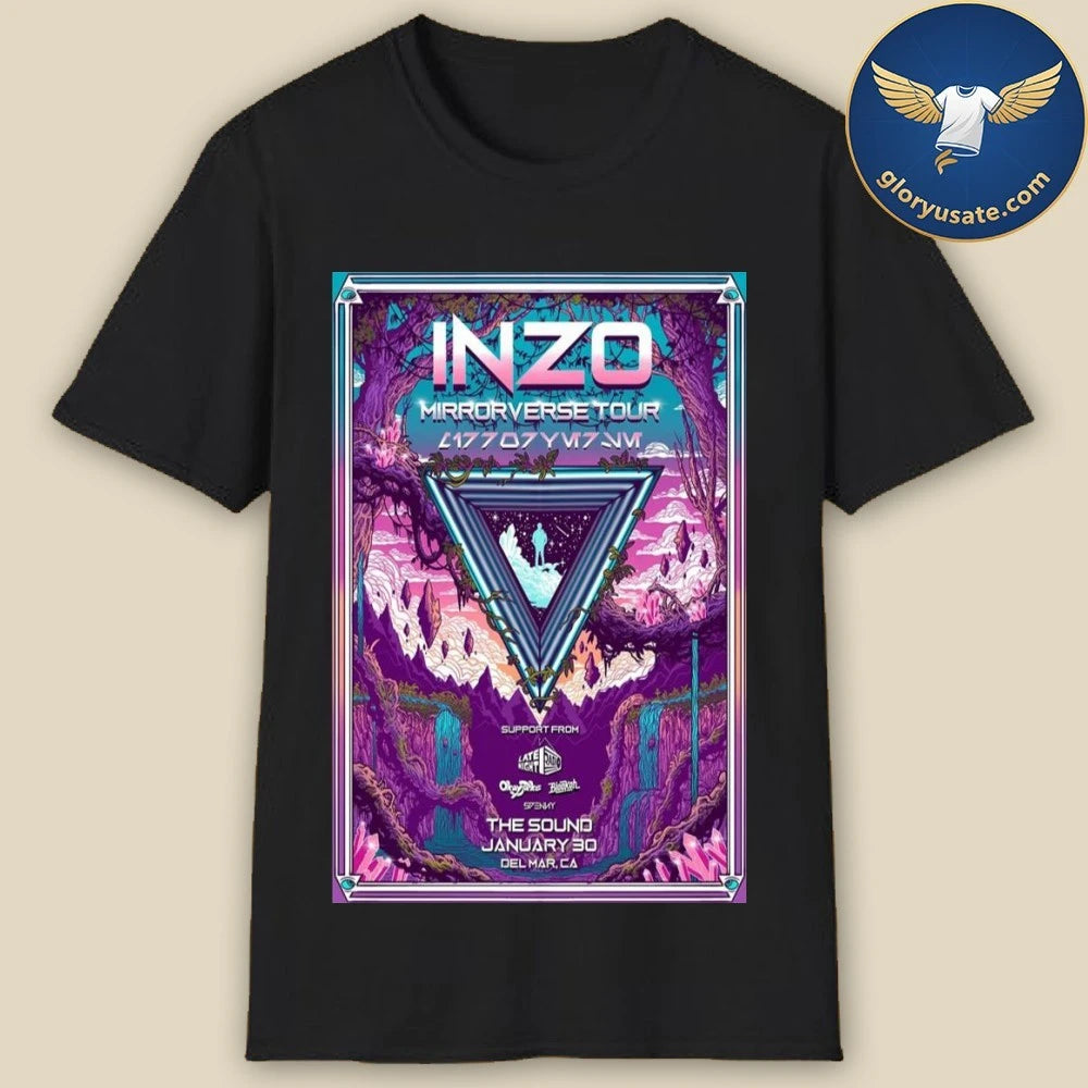 Inzo The Sound Del Mar, CA January 30 2026 Concert Poster Shirt