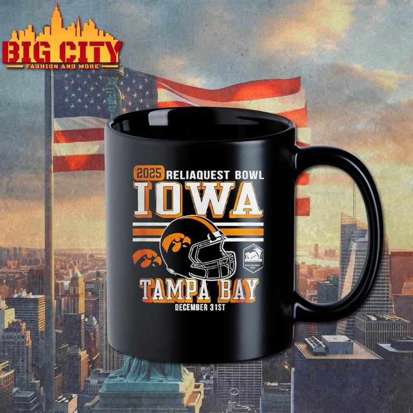 Iowa Hawkeyes Football Reliaquest Bowl 2025 Tampa Bay December 31st Shirt