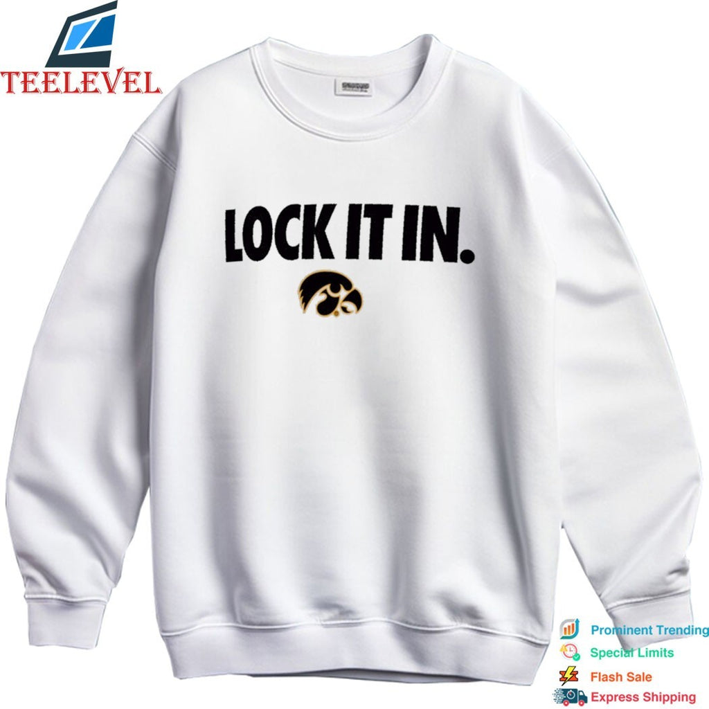Iowa Hawkeyes Lock It In  T-Shirts