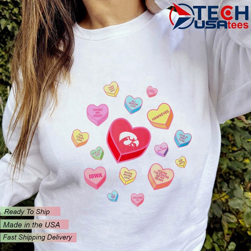 Iowa Hawkeyes Sweet Talk Valentine’s Day shirt