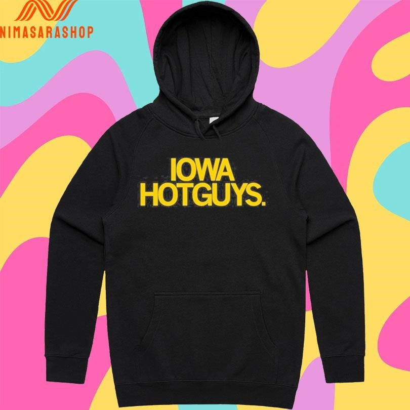 Iowa Hotguys Text Pullover Shirts