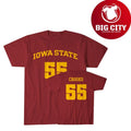 Iowa State Basketball Audi Crooks 55 Two Sided Shirt