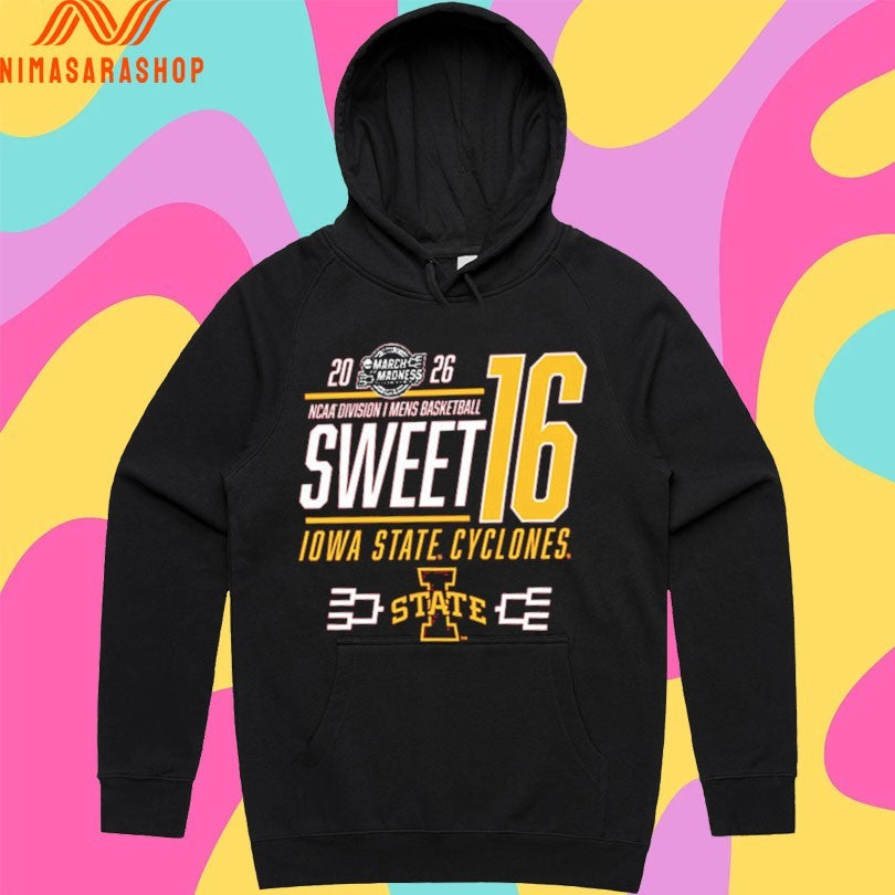 Iowa State Cyclones 2026 Ncaa Division I Men’s Basketball Sweet 16 March Madness Shirts