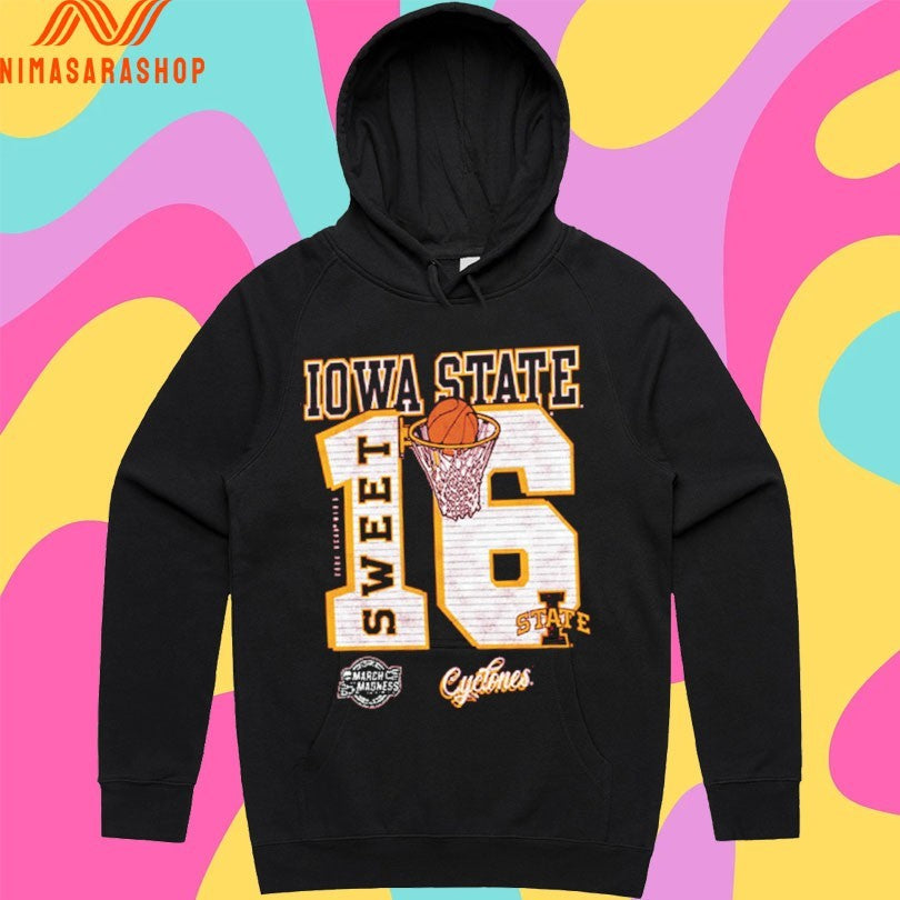Iowa State Cyclones Cardinal 2026 Ncaa March Madness Sweet 16 Shirts