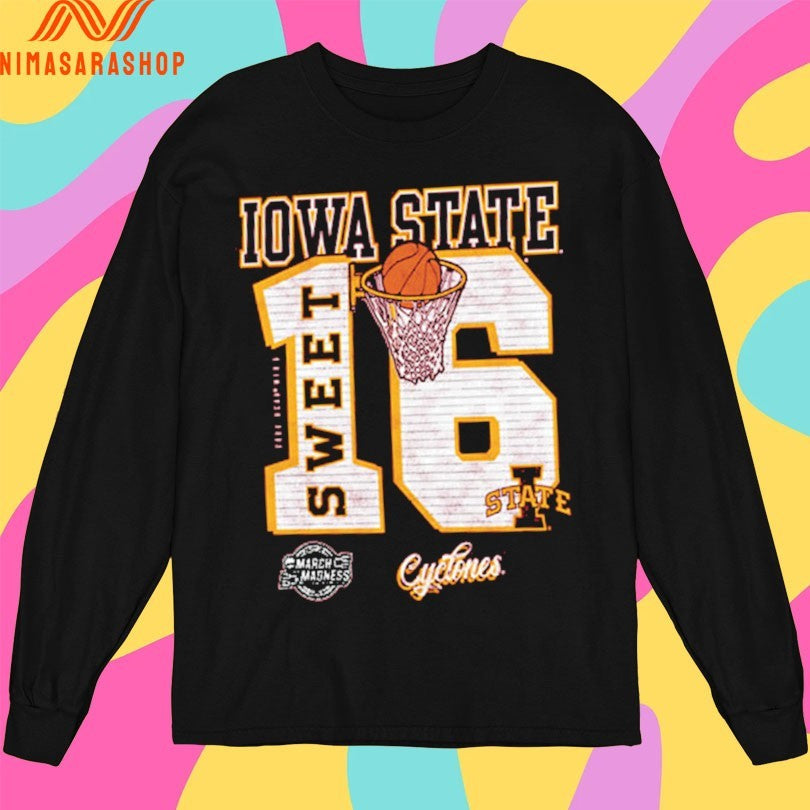 Iowa State Cyclones Cardinal 2026 Ncaa March Madness Sweet 16 Shirts