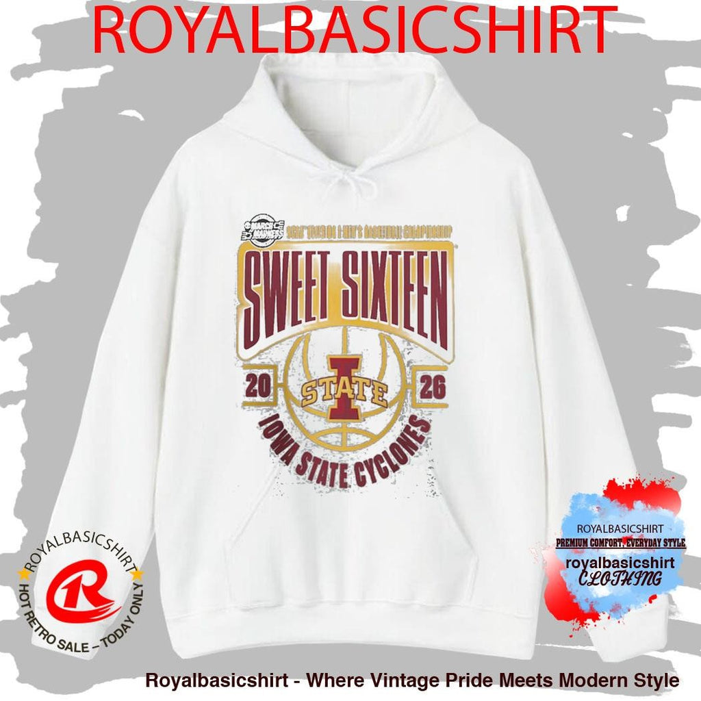 Iowa State Cyclones Men’s Basketball 2026 NCAA March Madness Sweet 16 T-Shirt