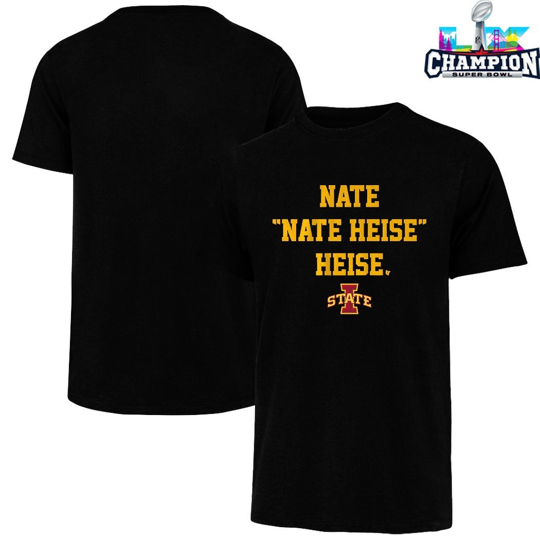 Iowa State Cyclones Nate Nate Heise Heise T-shirts