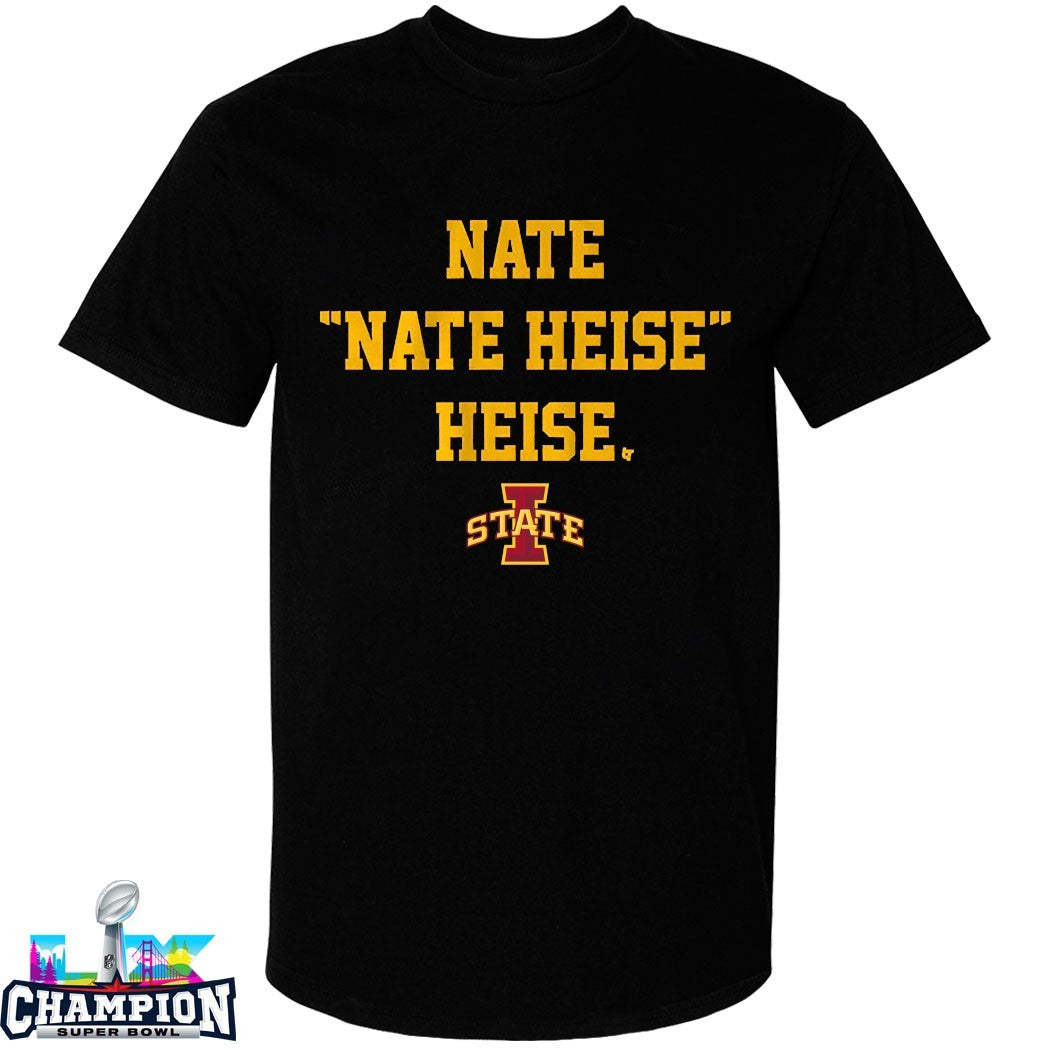 Iowa State Cyclones Nate Nate Heise Heise T-shirts