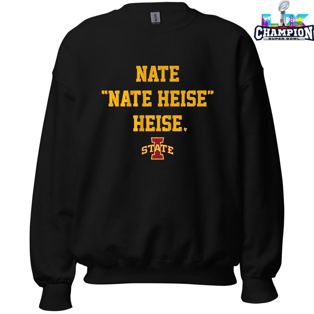 Iowa State Cyclones Nate Nate Heise Heise T-shirts