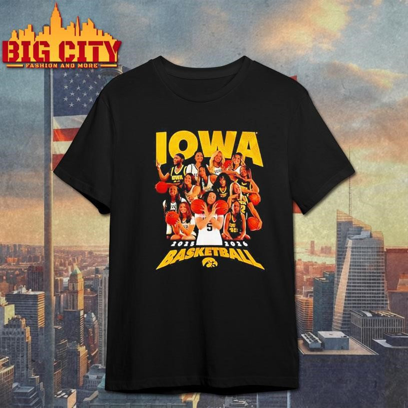 Iowa Women’s Basketball 2025 2026 team collage Shirt