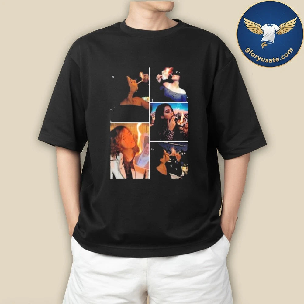 Iranian Woman Burning Khamenei Portrait To Light Their Cigarettes Shirt