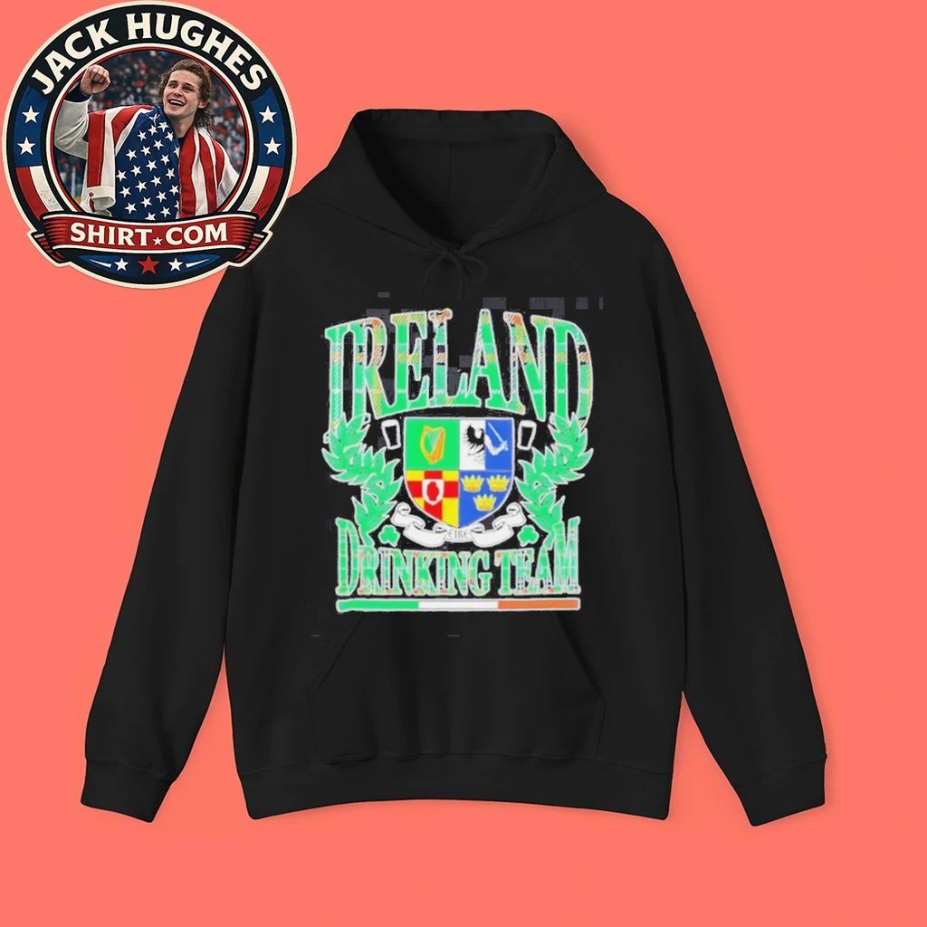 Ireland Drinking Team Irish Crest St Patrick #8217 S Day Shirt