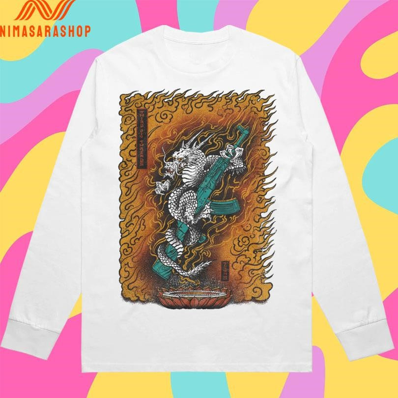 Irezumi Dragon Third Pin Threads Shirts