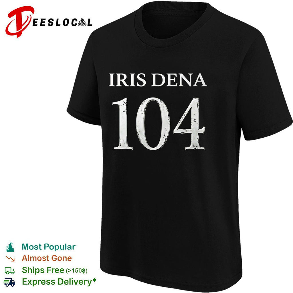 Iris Dena 104 metallic numbers shirt