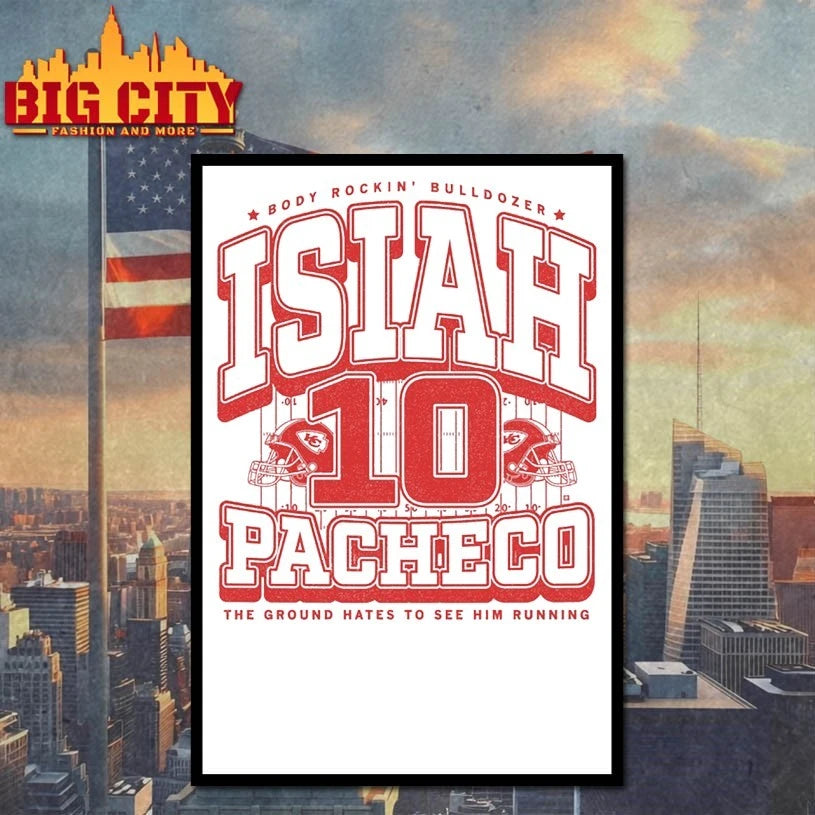 Isiah Pachecho Body rockin’ Bulldozer shirt