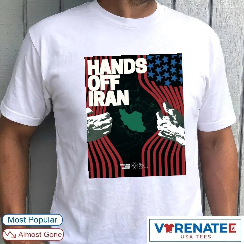 Israel and the United States Hands Off Iran 2026 Poster shirt