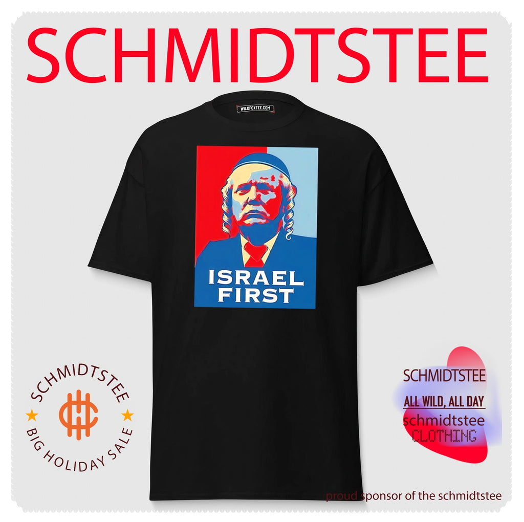 Israel first Trump face shirt