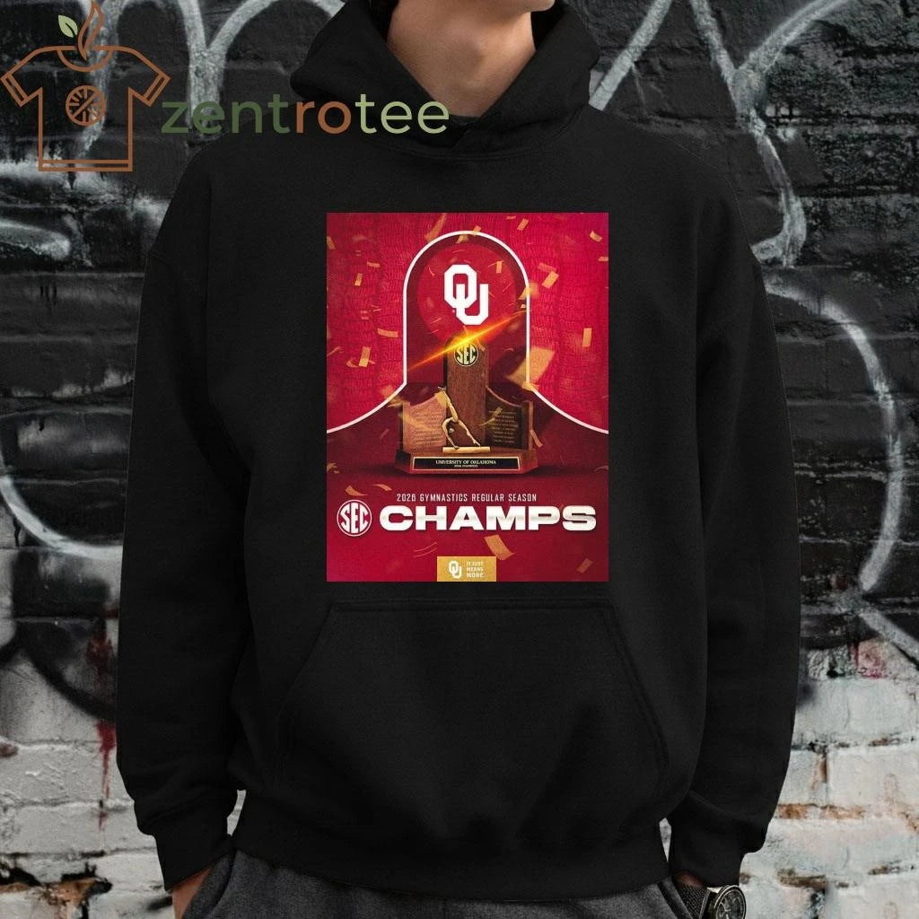 It Just Means More Oklahoma Sooners Women’s Gymnastics 2026 SEC Regular Season Champions Trophy tee