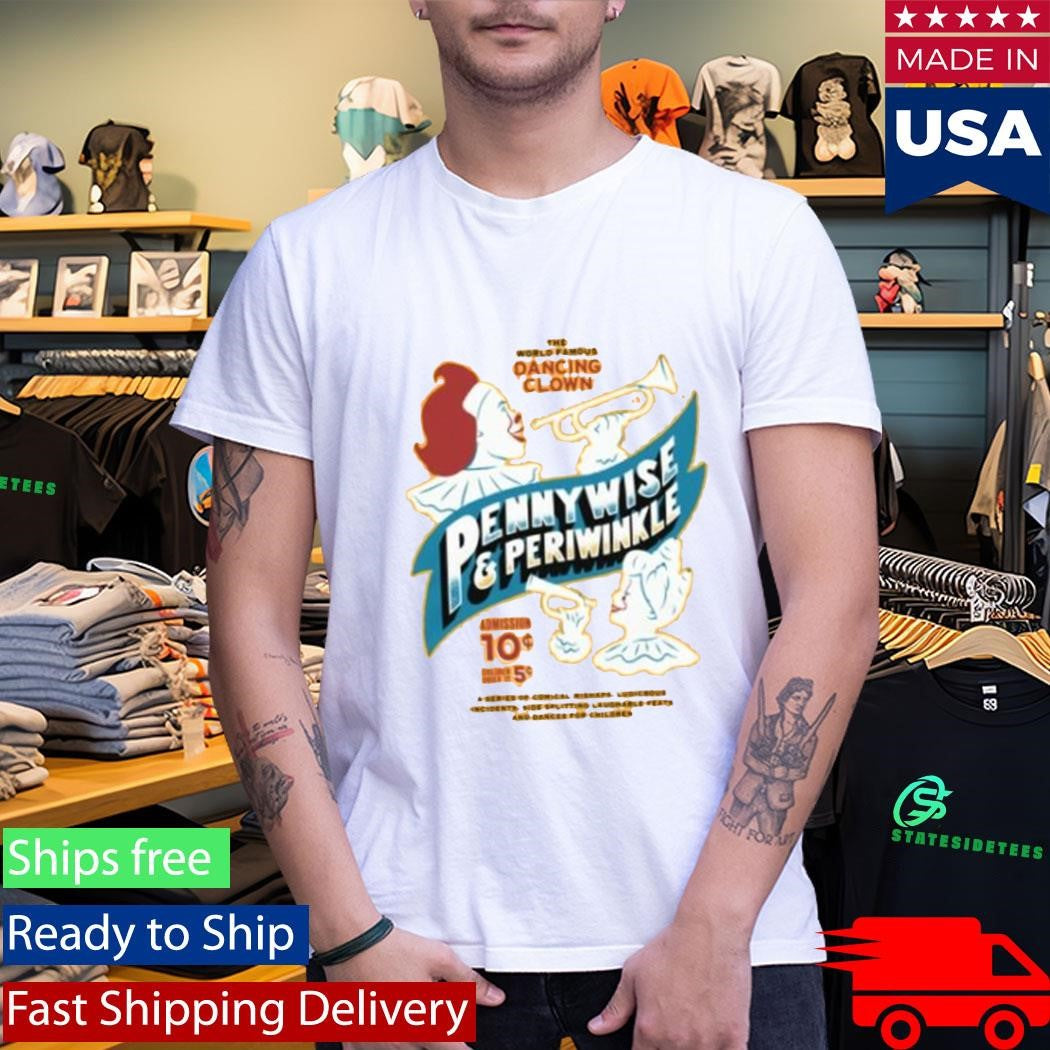 It Welcome To Derry Pennywise and Periwinkle Shirt