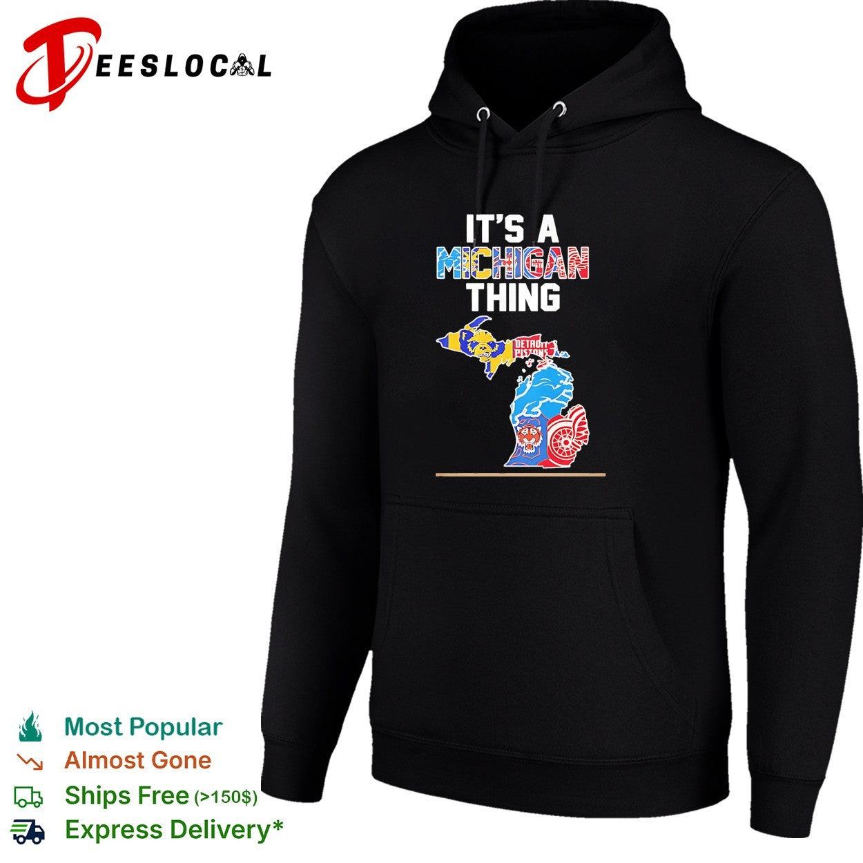 It is a Michigan thing Detroit Pistons Lions Tigers Red Wings and Wolverines shirt