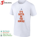 It is gotta be the Knicks New York Knicks shirt