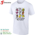 It looks just as stupid when you do it smoking cartoon characters shirt
