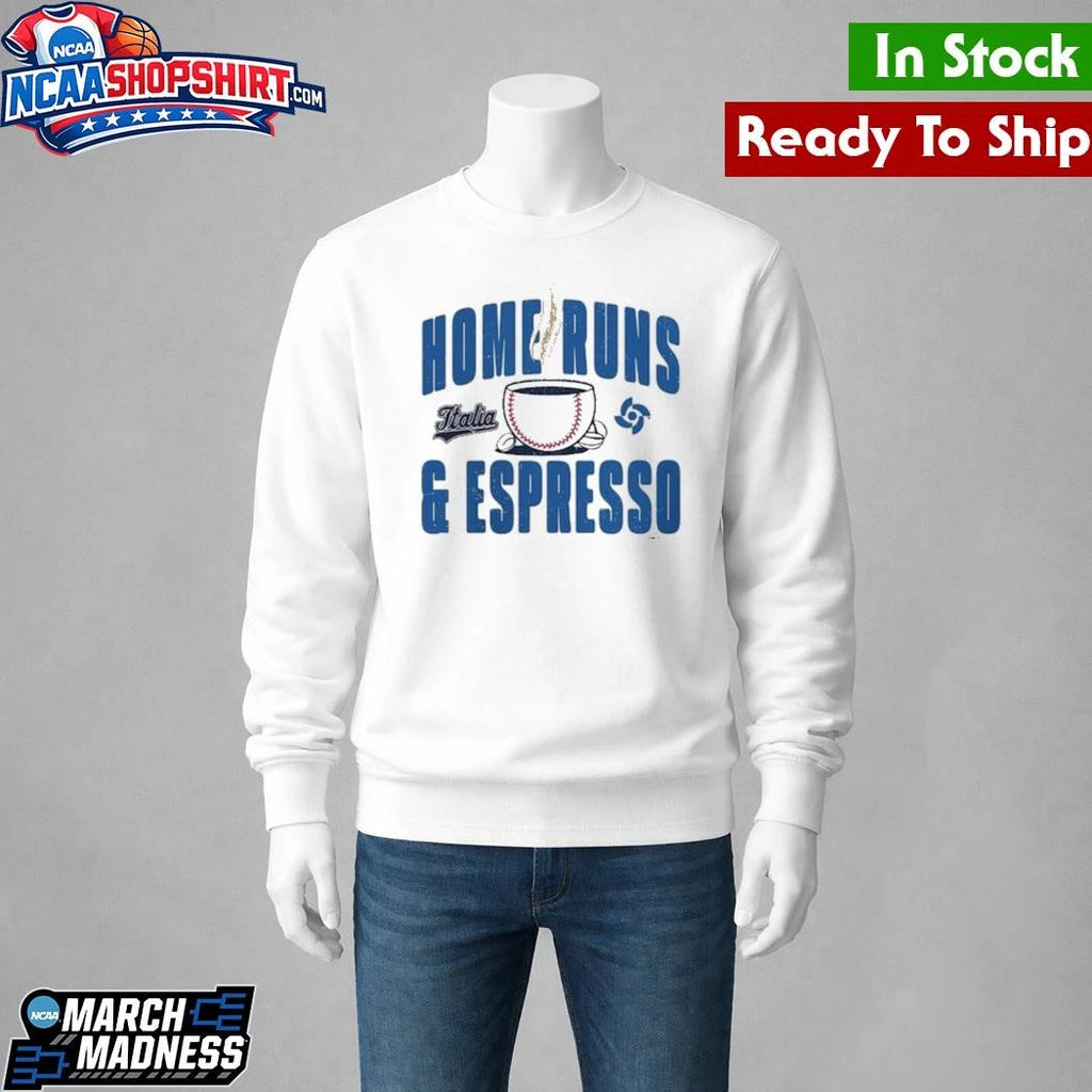 Italy Baseball Home Runs &amp; Espresso Shirt