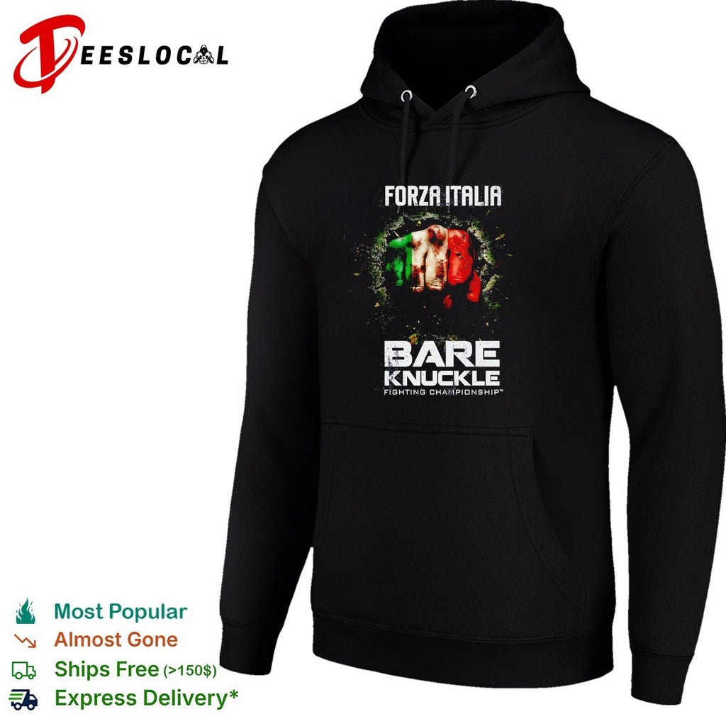 Italy fist flag bare knuckle fighting championship shirt